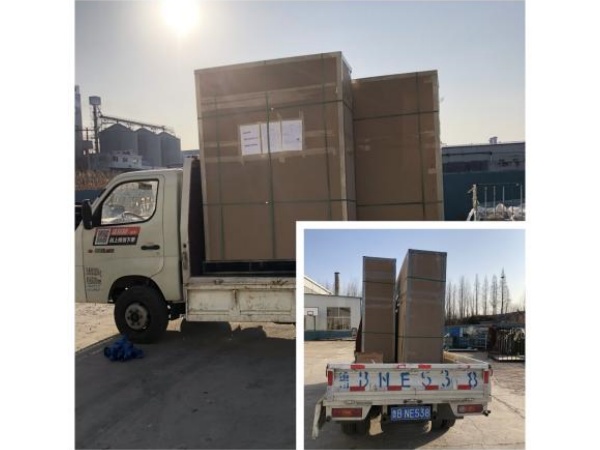米国の顧客に出荷されたサンプルキャビネット